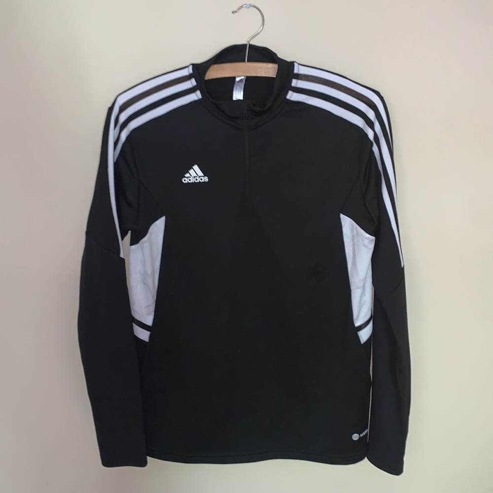 Adidas Mens Quarter Zip Pullover Jacket